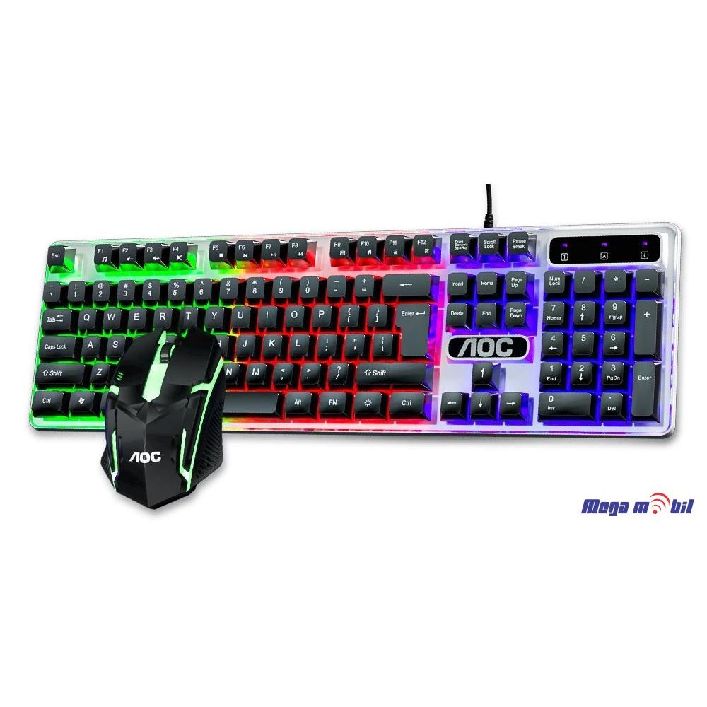 Tastatura za kompjuter AOC KM100 USB Combo