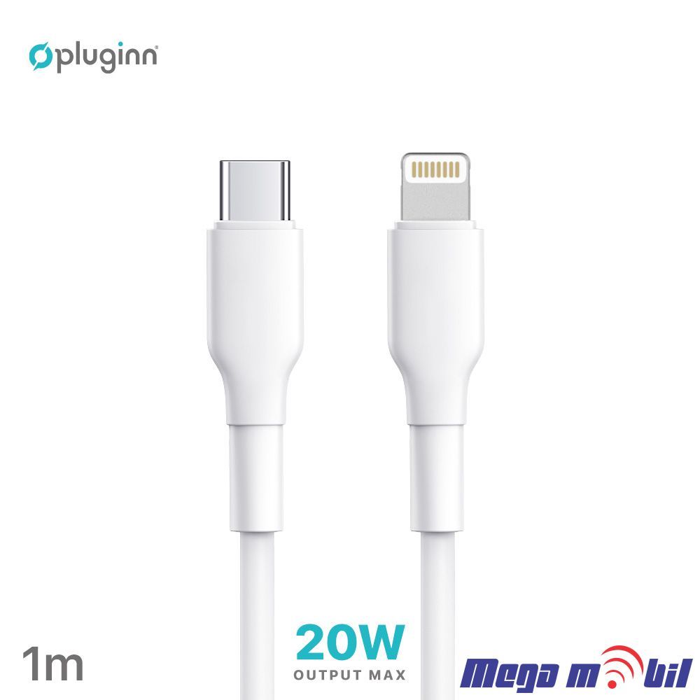 Data Kabel iPhone PD Pluginn 20W 1m FAST white