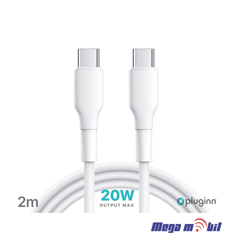 Data Kabel Type C PD Pluginn 20W 2m FAST white