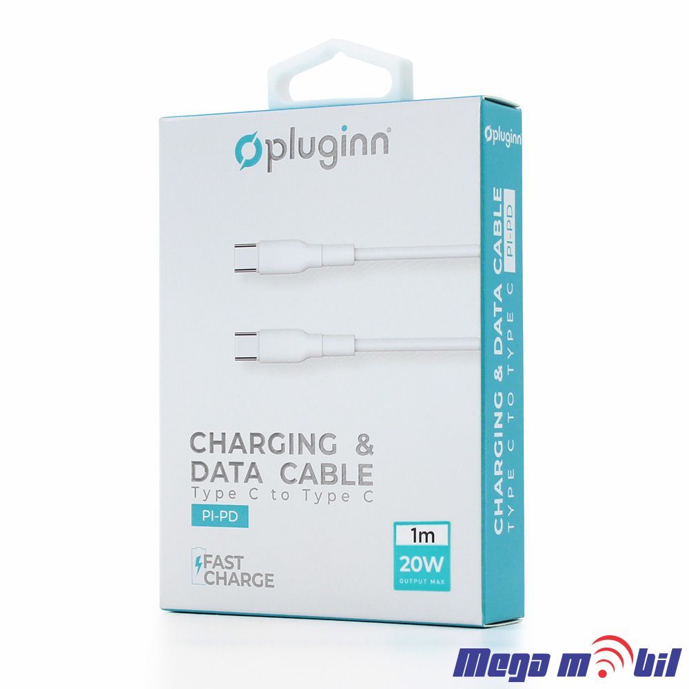 Data Kabel Type C PD Pluginn 20W 2m FAST white
