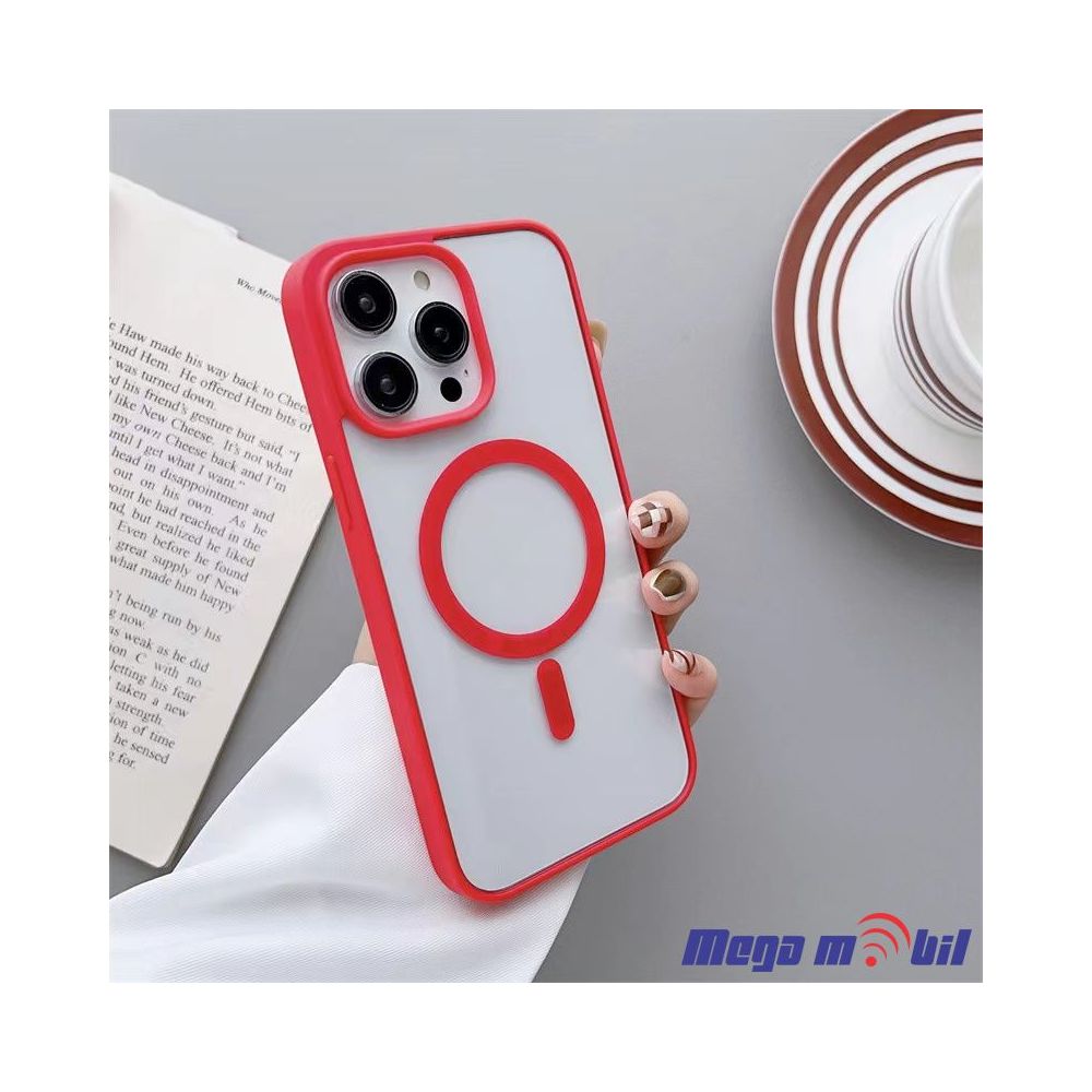 Futrola iPhone 15 Magsafe TPU red