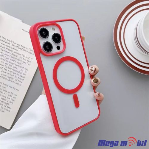 Futrola iPhone 14 Plus Magsafe TPU red.
