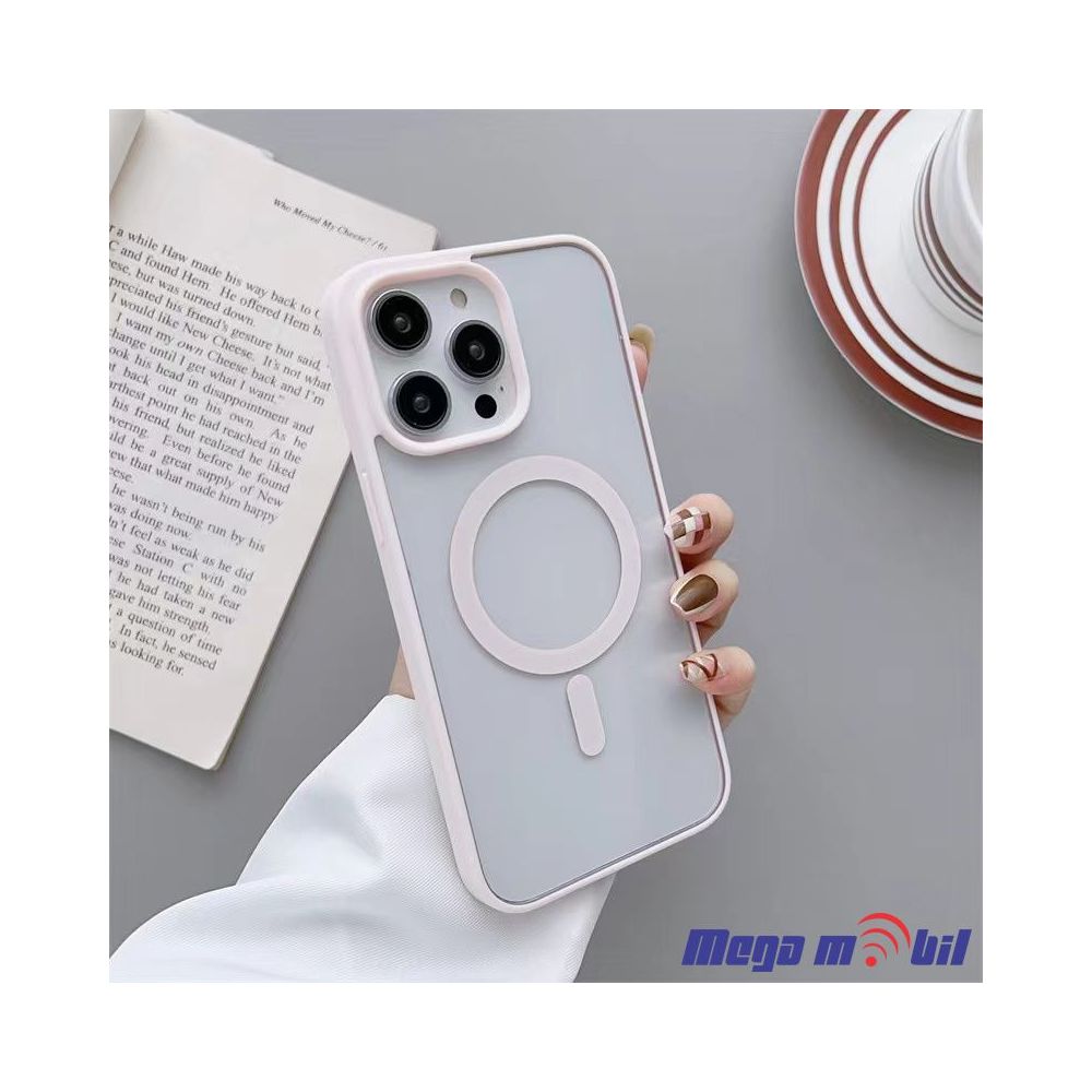 Futrola iPhone 14 Pro Max Magsafe TPU pink