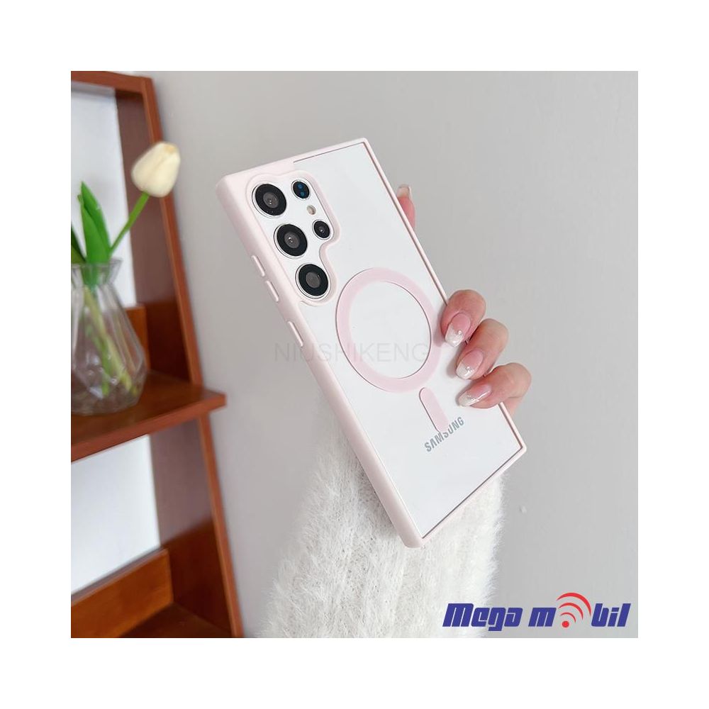 Futrola Samsung S23 Magsafe TPU pink