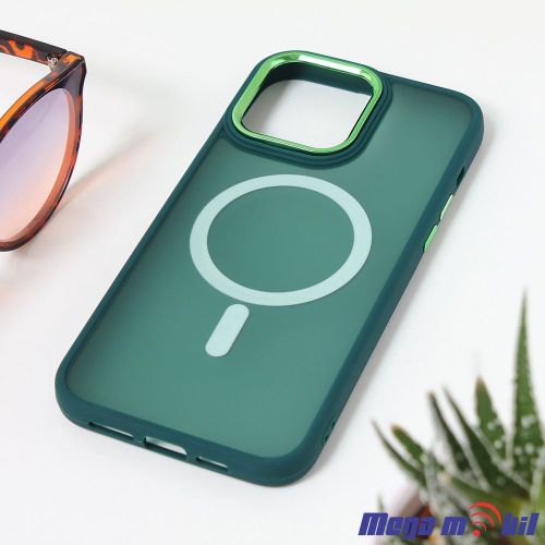 Futrola iPhone 12 Pro Magsafe MAT dark green