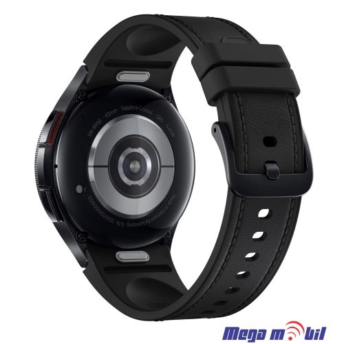 Remce 20mm Galaxy watch 4 5 6 7 Leather maketa Black full org