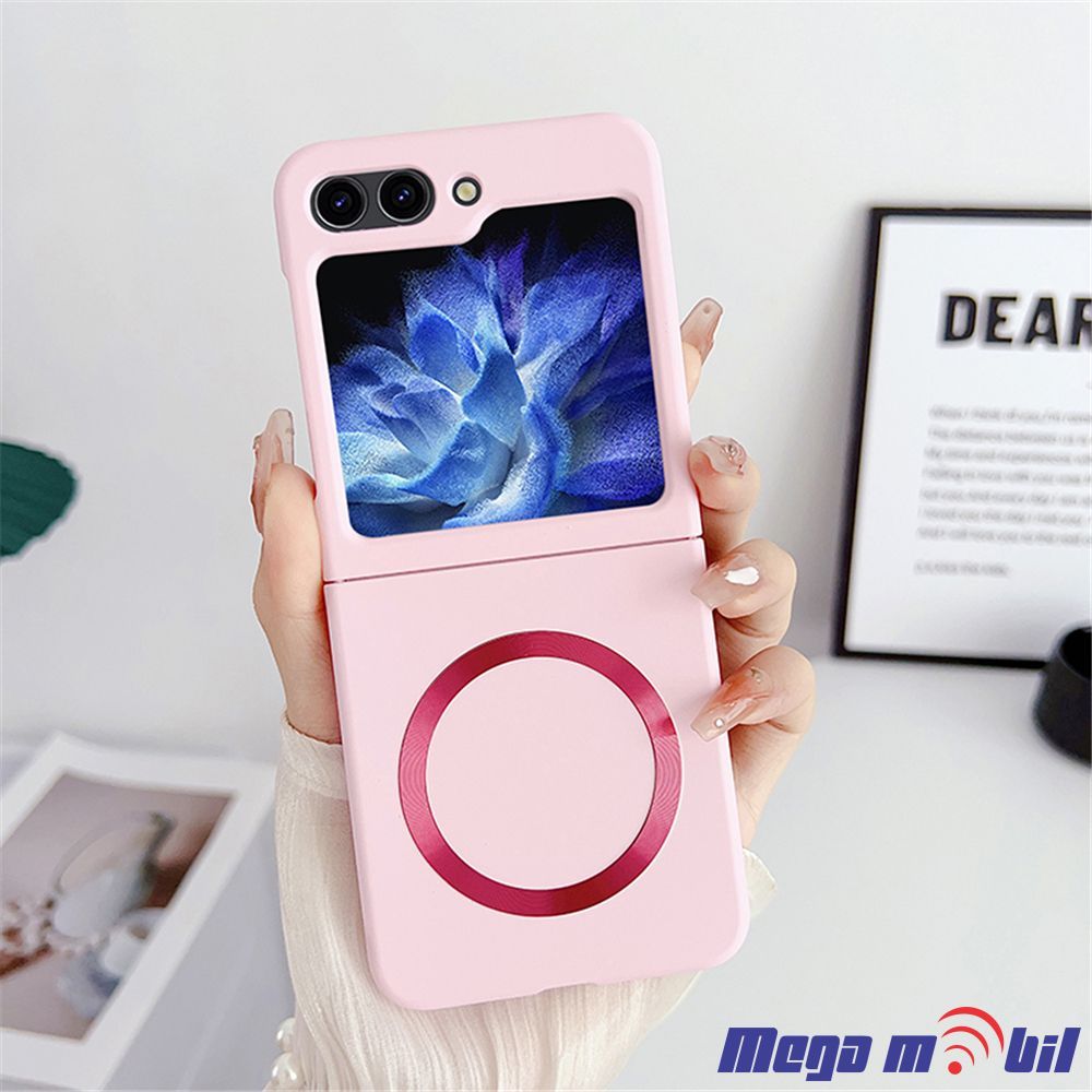 Futrola Samsung Galaxy Z Flip 5 Magsafe color light pink (predna i zadna)