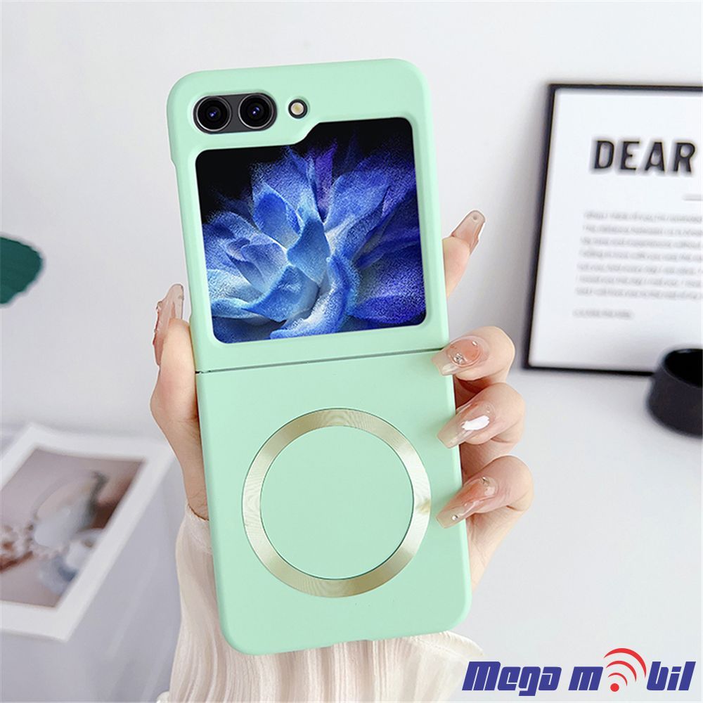 Futrola Samsung Galaxy Z Flip 5 Magsafe color light green (predna i zadna)