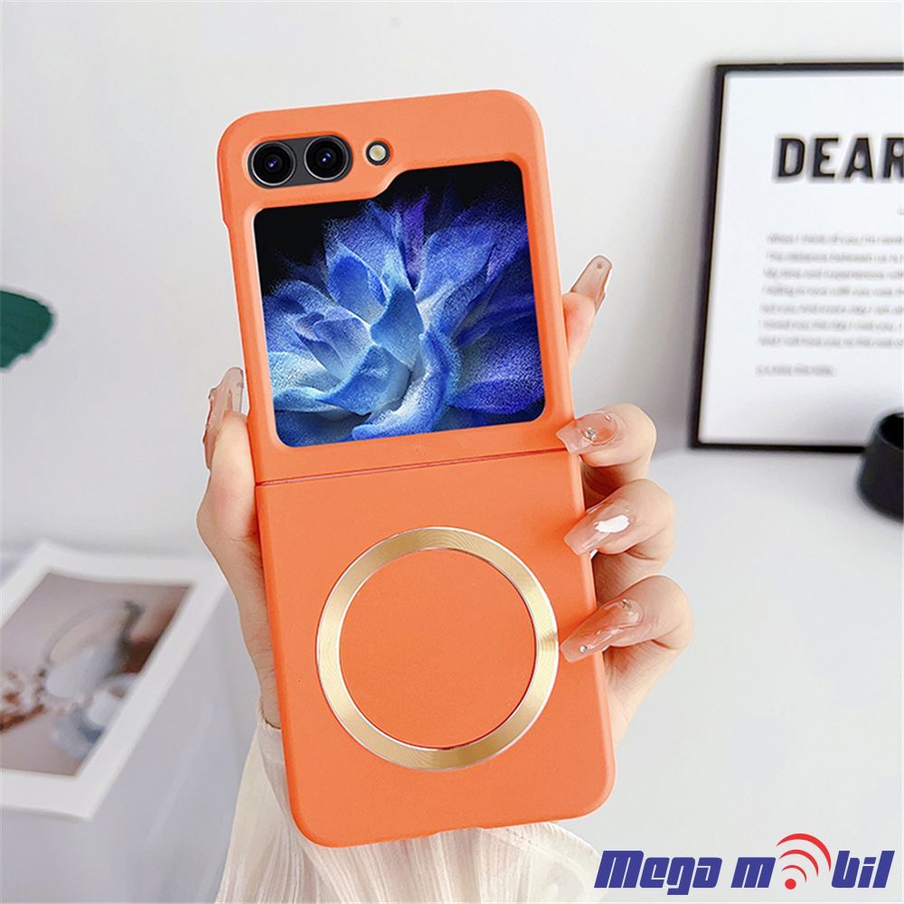 Futrola Samsung Galaxy Z Flip 5 Magsafe color orange (predna i zadna)