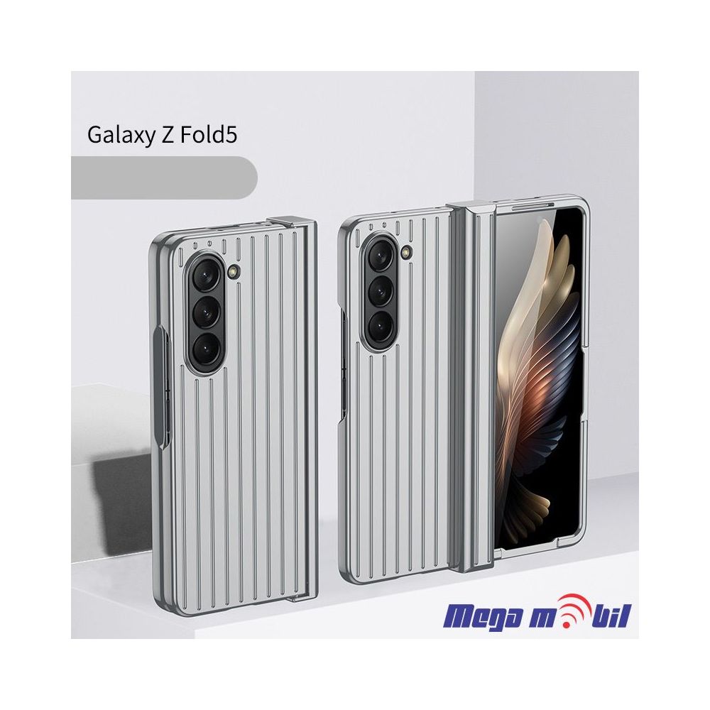 Futrola Samsung Galaxy Z Fold 5 Carriage Pattern silver
