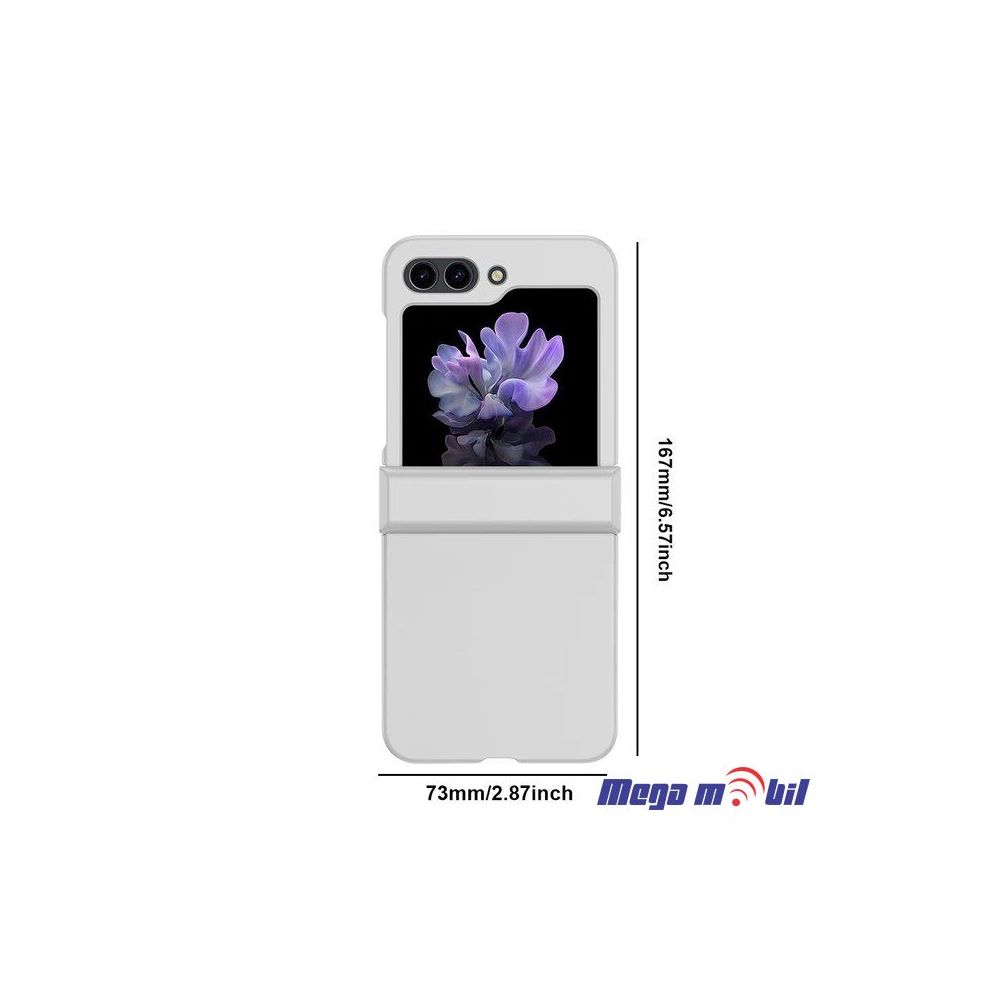 Futrola Samsung Galaxy Z Flip 5 Leather grey