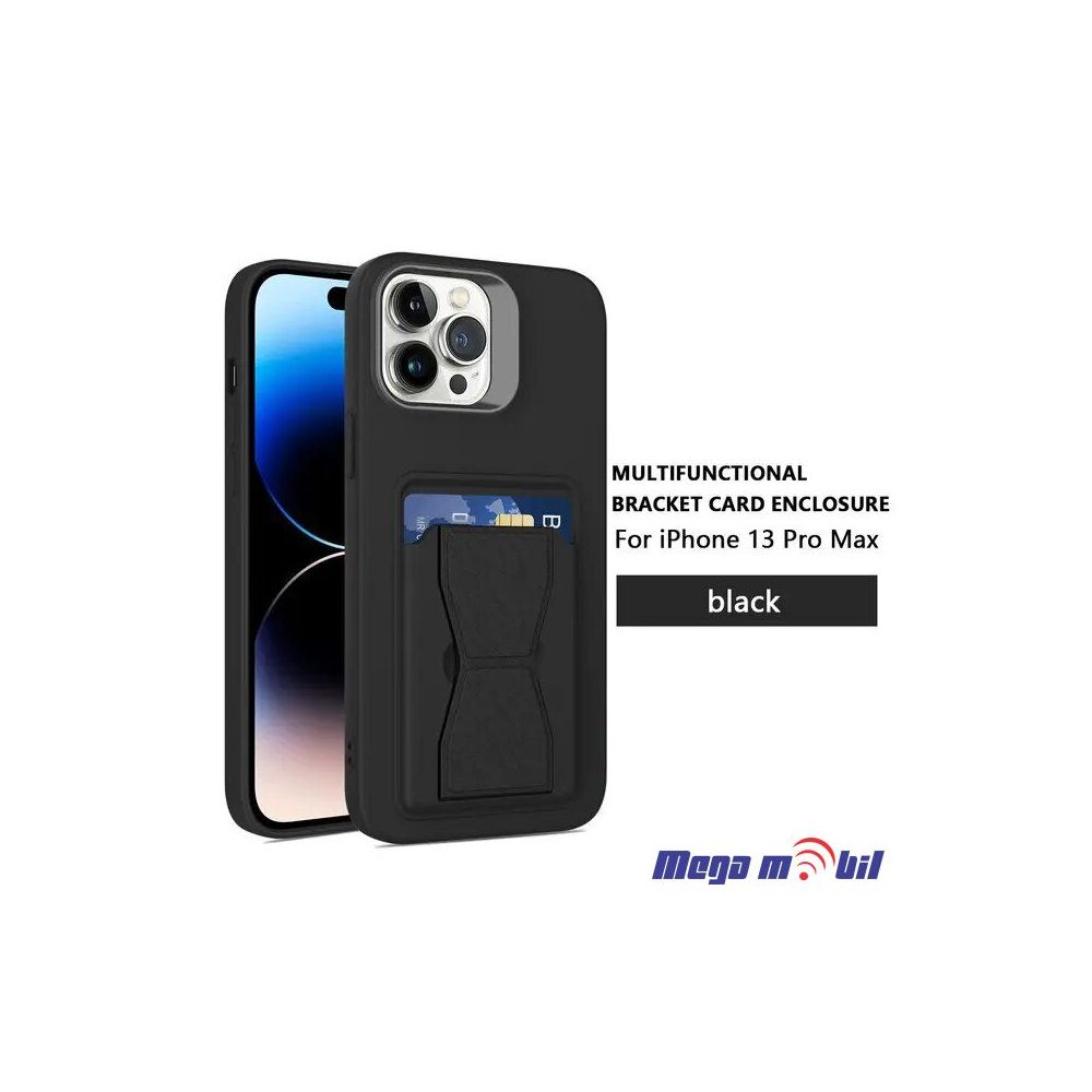 Futrola iPhone 12/ 12 Pro Silicon Pocket black