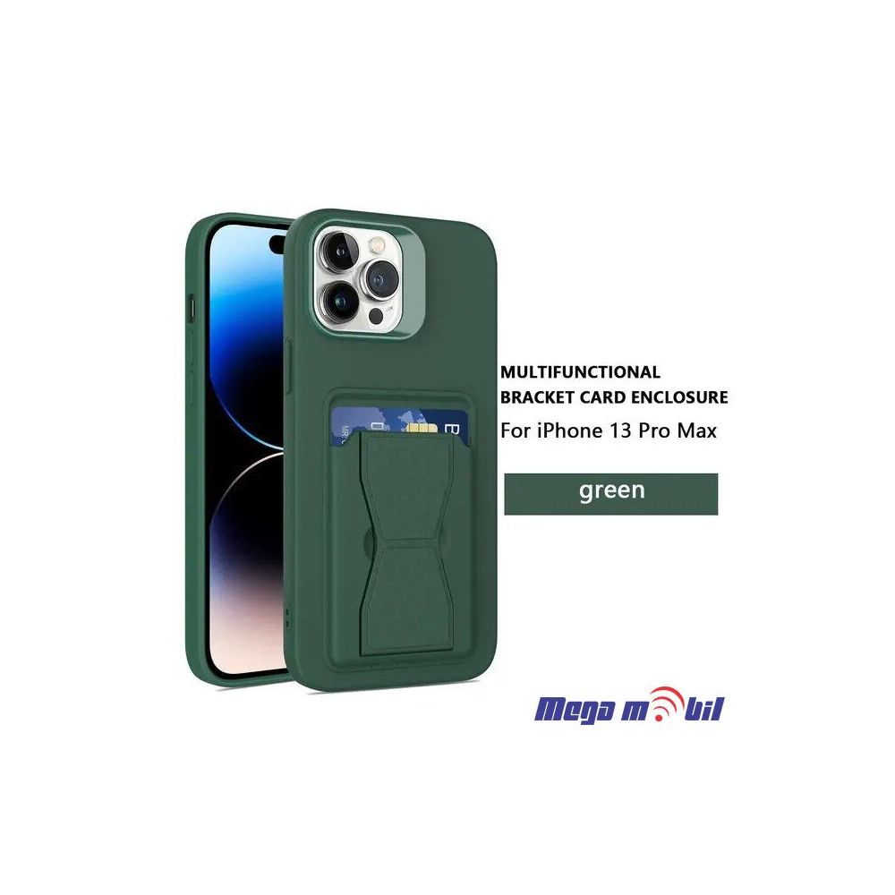 Futrola iPhone 14 Plus/ 15 Plus Silicon Pocket green