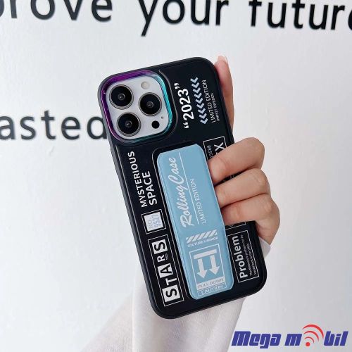 Futrola iPhone 12/ 12 Pro Silicone Stand blue