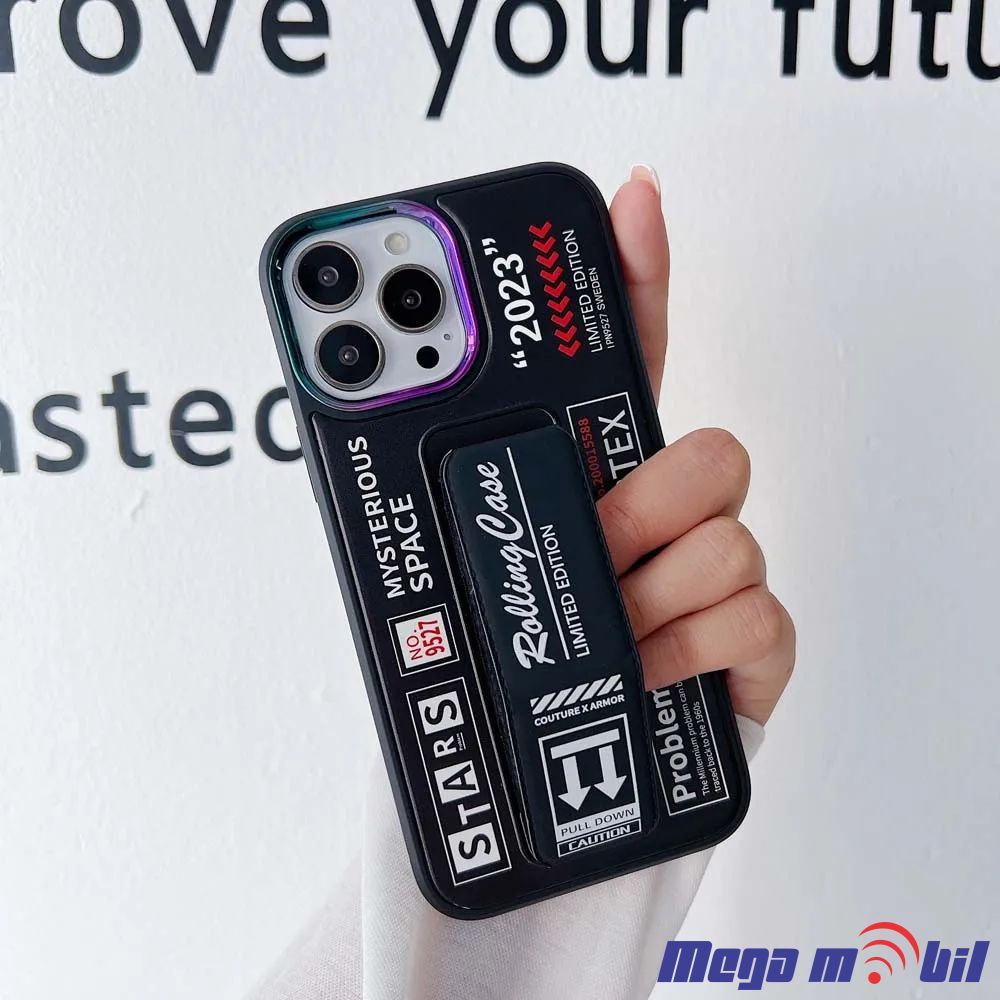 Futrola iPhone 12 Pro Max Silicone Stand black