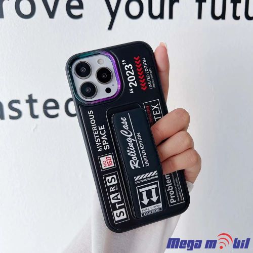 Futrola iPhone 13 Pro Max Silicone Stand black.