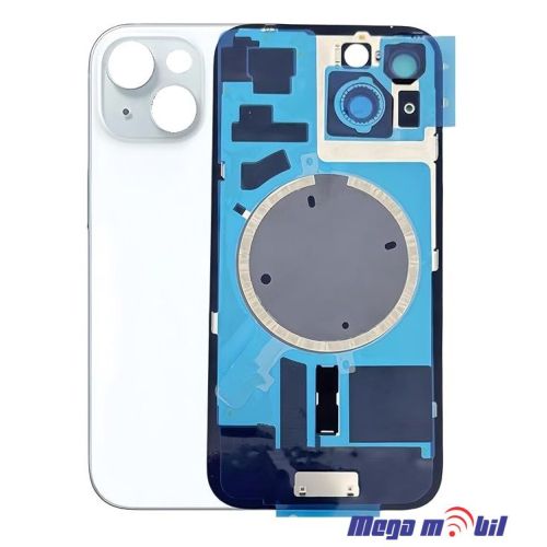 Zadno staklo iPhone 15 Plus Blue so magneti za wireless i stakla za kamera 