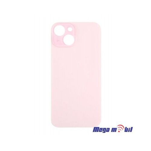 Zadno staklo iPhone 15 Plus Pink so magneti za wireless i stakla za kamera 