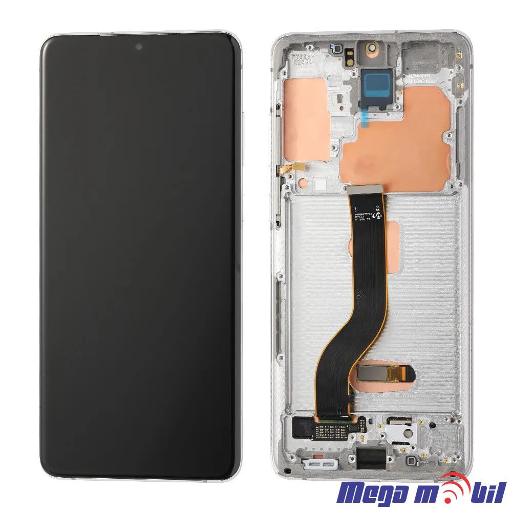 Ekran Samsung G985 S20 plus SO RAMKA White SOFT OLED