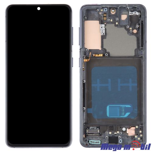 Ekran Samsung G991B S21 SO RAMKA Grey SOFT OLED
