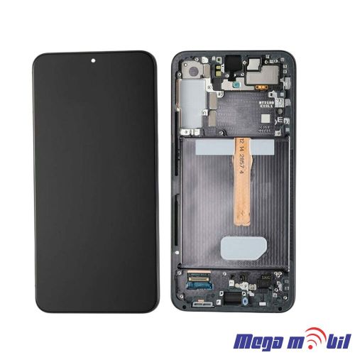 Ekran Samsung S906B S22 Plus SO RAMKA Black SOFT OLED