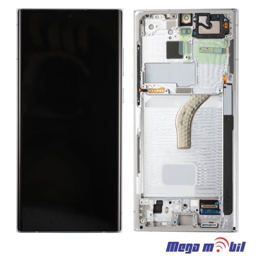 Ekran Samsung S908B S22 Ultra SO RAMKA White SOFT OLED