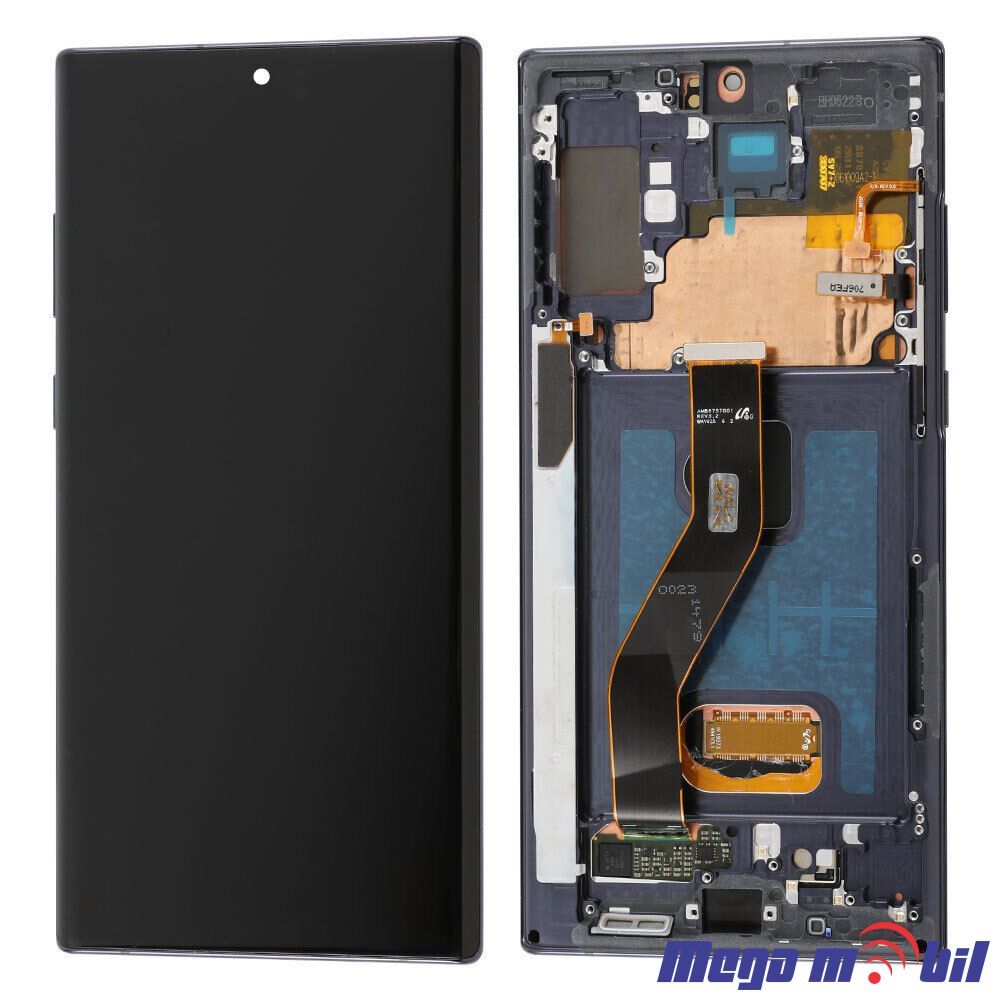 Ekran Samsung N975 Note 10 plus SO RAMKA Black SOFT OLED