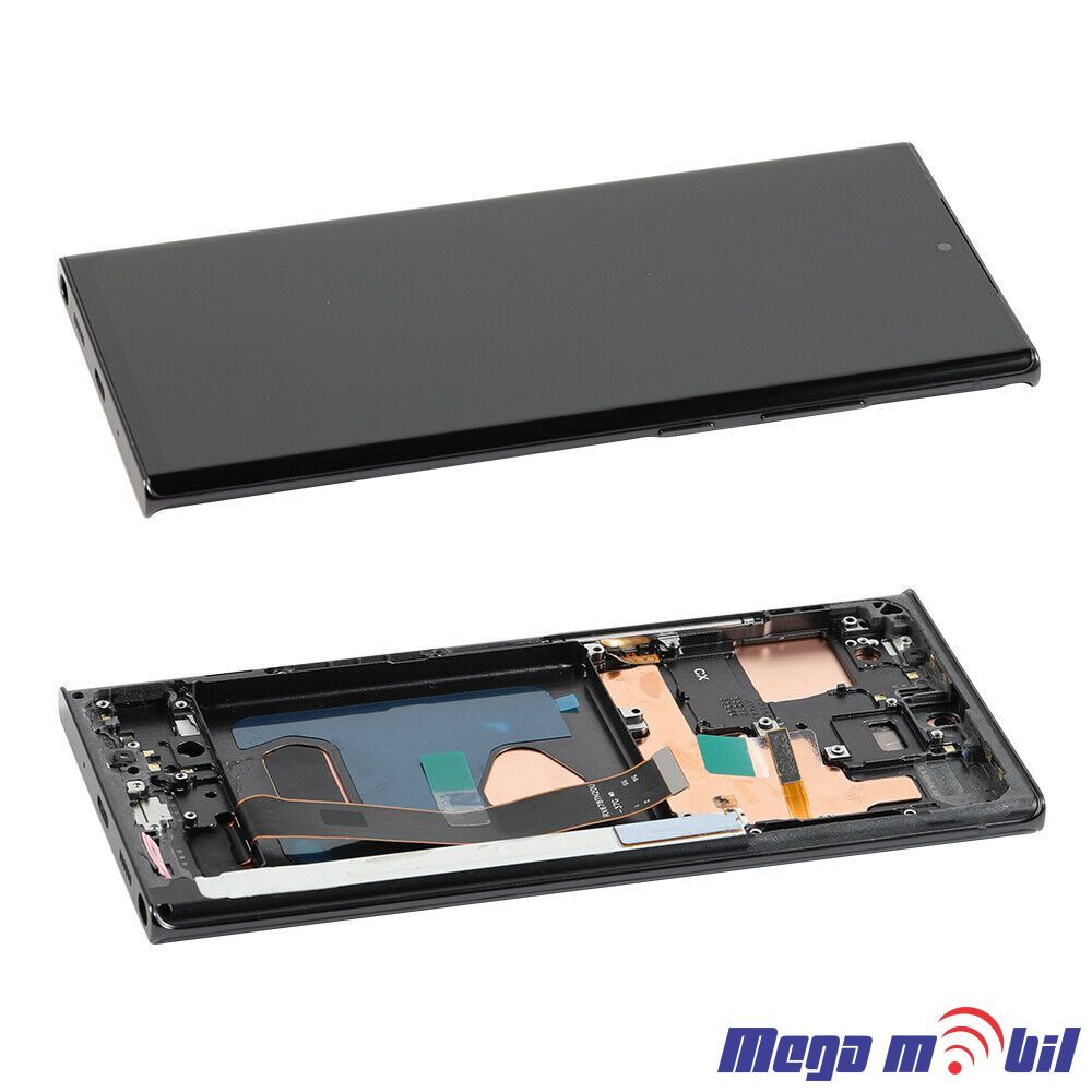 Ekran Samsung N985F Note 20 ultra SO RAMKA Black SOFT OLED