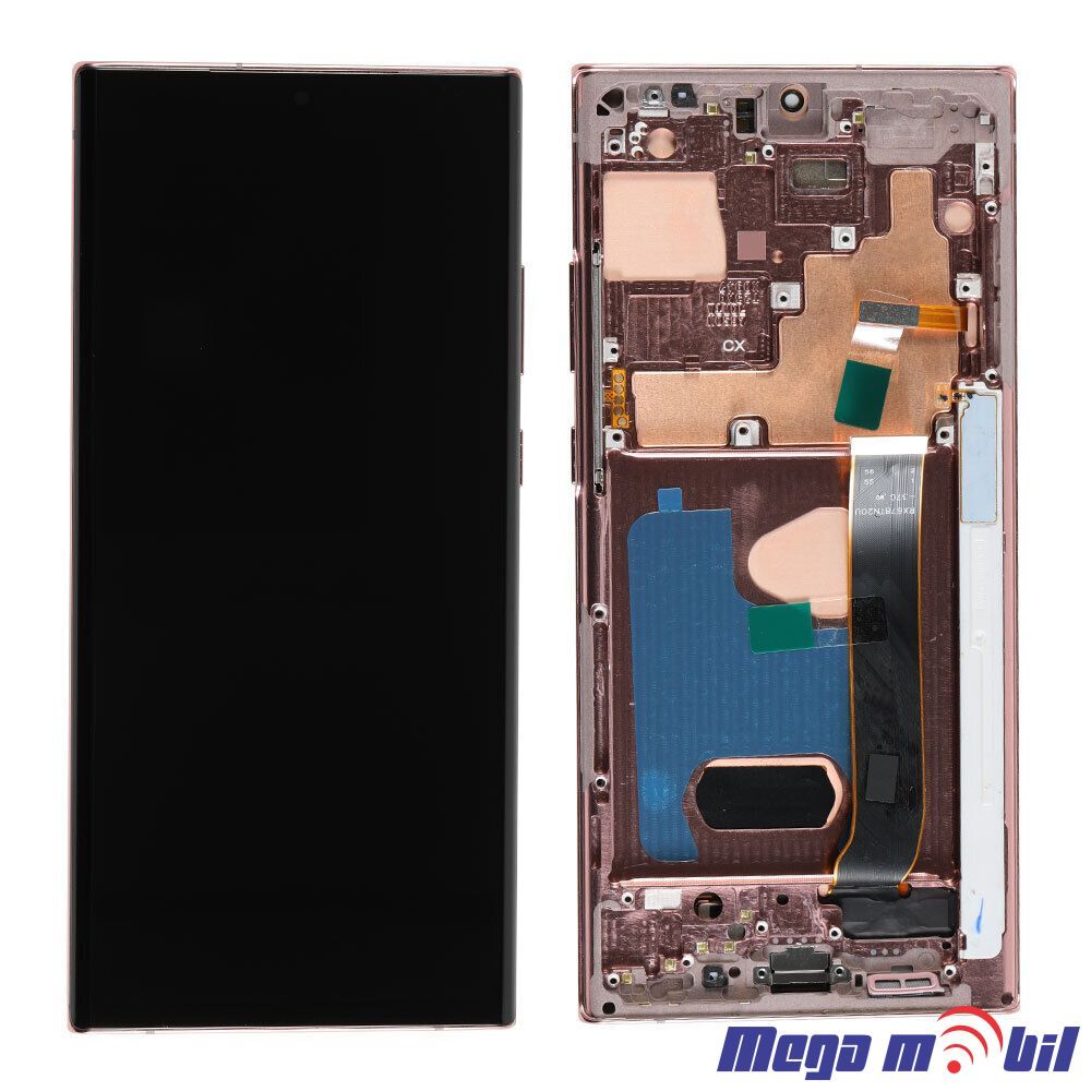 Ekran Samsung N985F Note 20 ultra SO RAMKA Bronze SOFT OLED