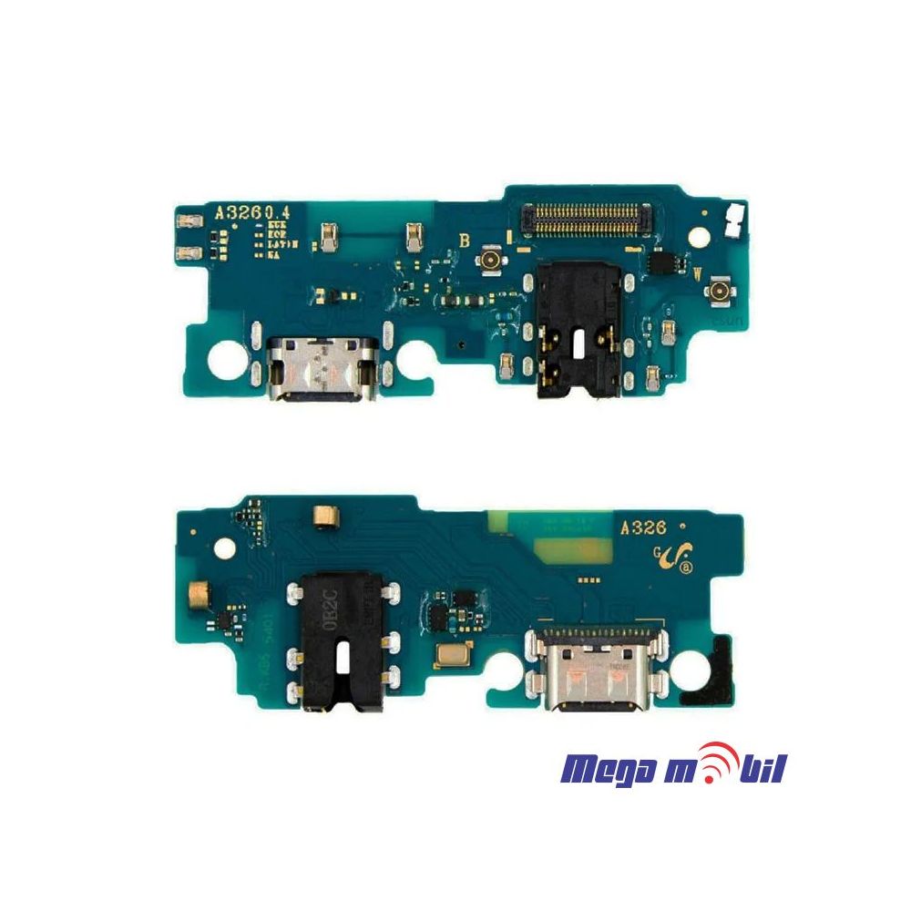 Konektor za polnenje Samsung A326B/ A32 5G komplet plocka