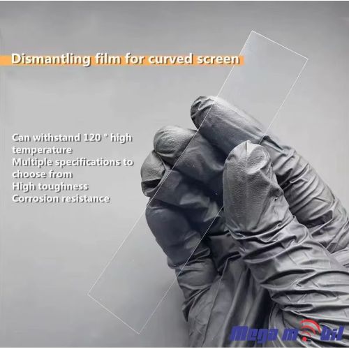 Curved screen disassemble card 0.12mm (10kom)