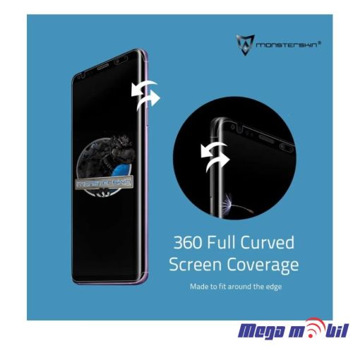 Hidrogel screen protector Monsterskin 360 I Edge Phone clear Self Repair.