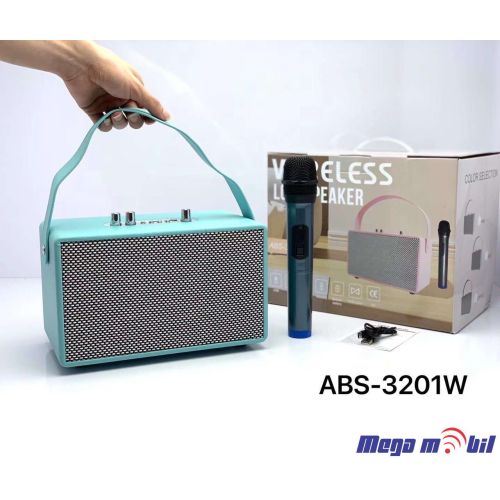 Zvucnik Bluetooth Karaoke ABS-3201W Blue