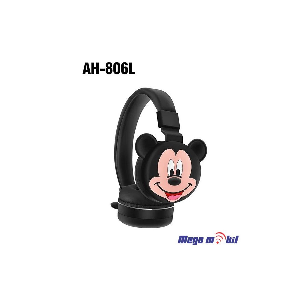 Slusalki Bluetooth Mickey AH-806L black.