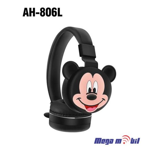 Slusalki Bluetooth Mickey AH-806L black.