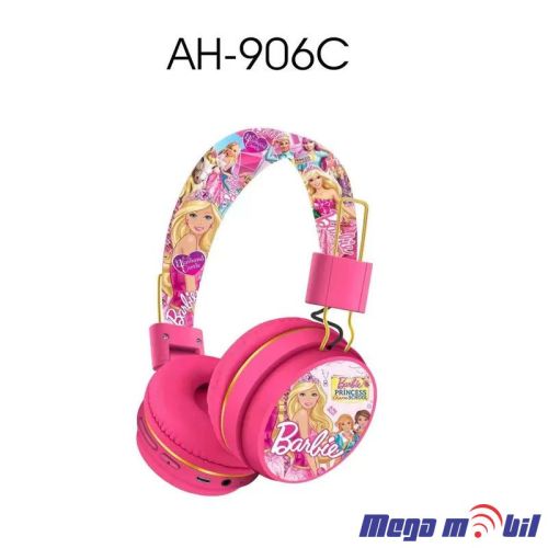 Slusalki Bluetooth Barbie AH-906C rose.