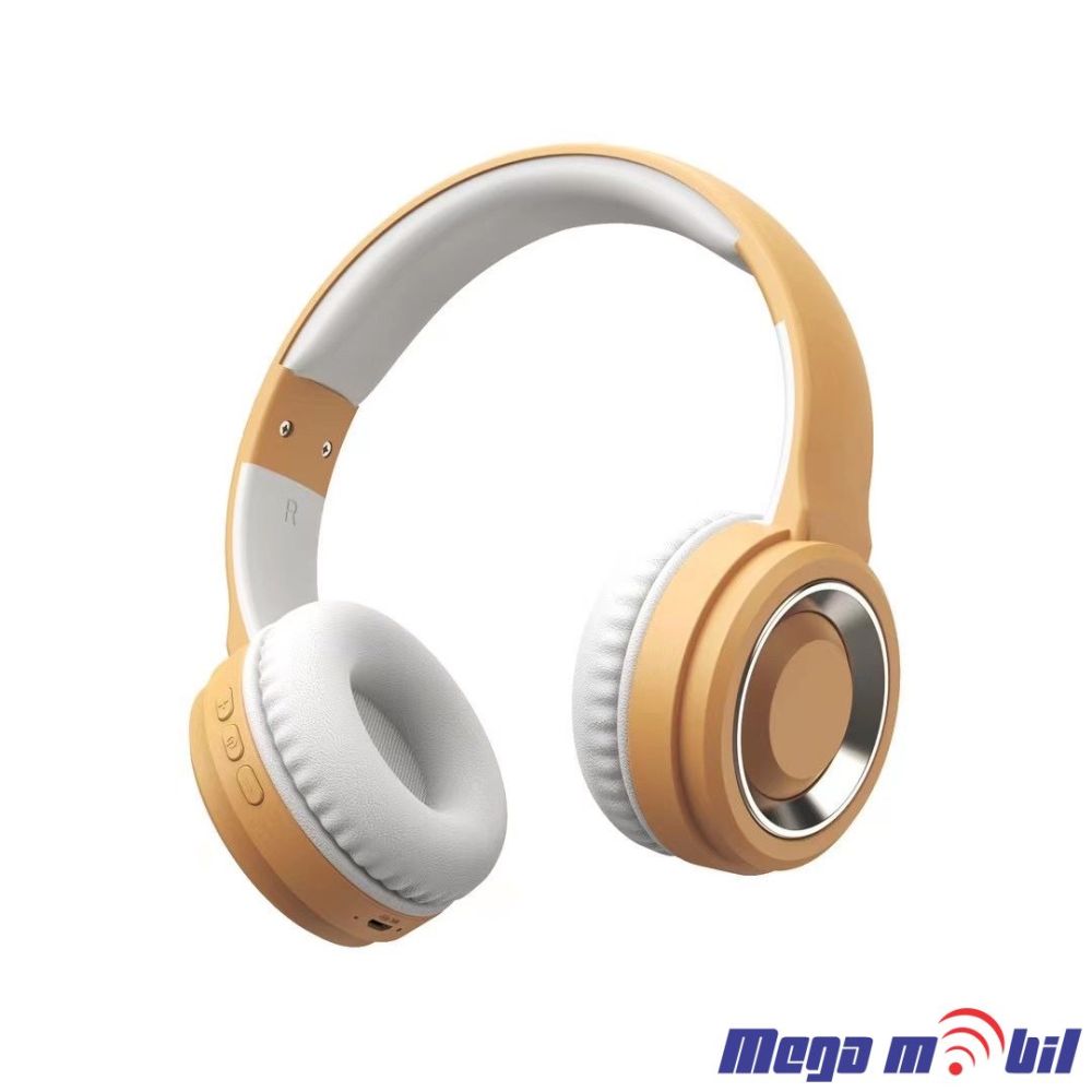 Slusalki Bluetooth YBY-06251 light brown.