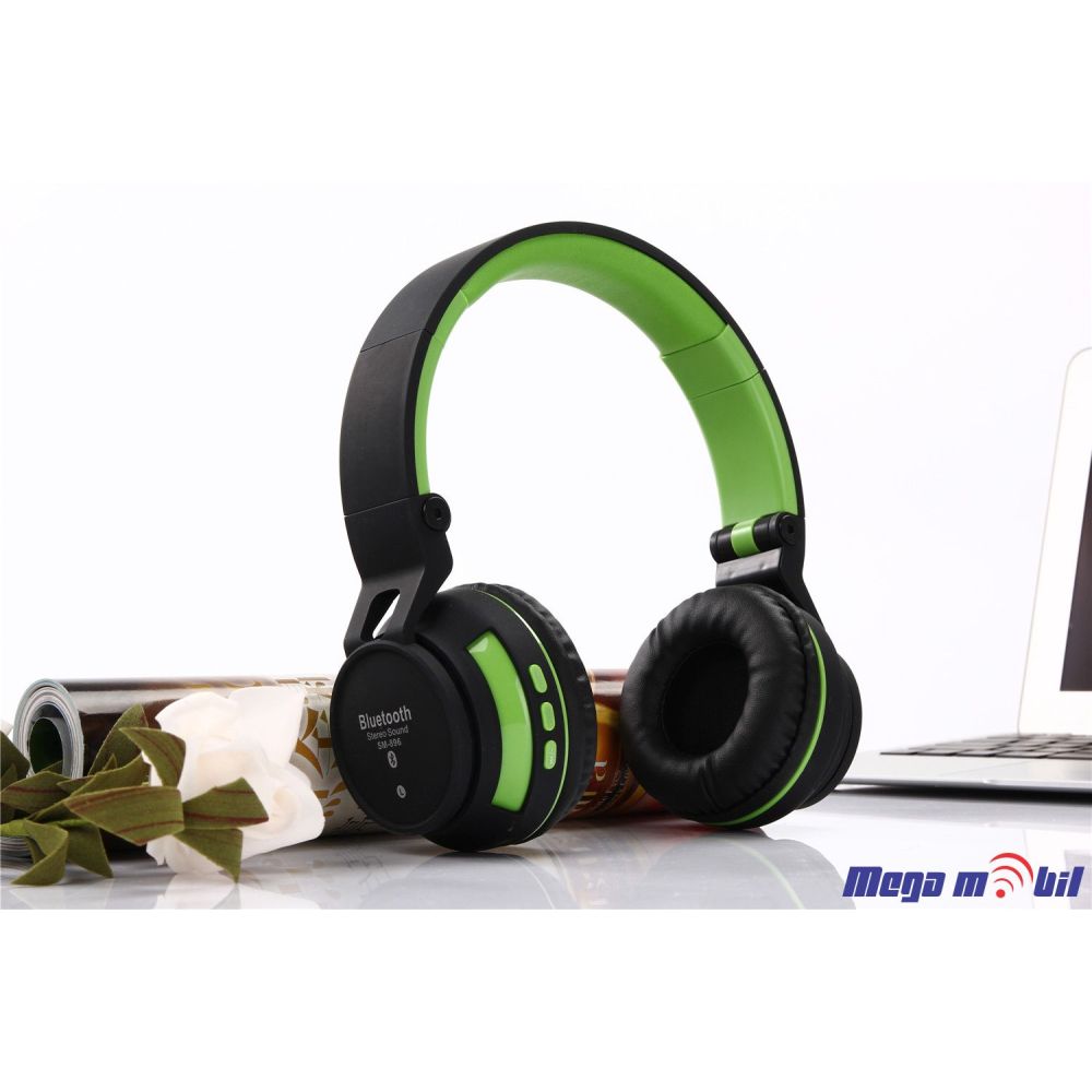 Slusalki Bluetooth SY-BT896 green