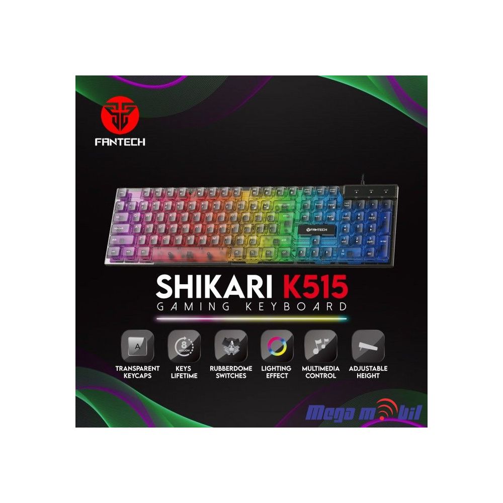 Tastatura Fantech Gaming K515 Shikari black