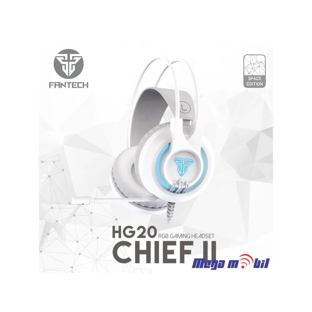 Slusalki Fantech Gaming HG20 CHIEF II white