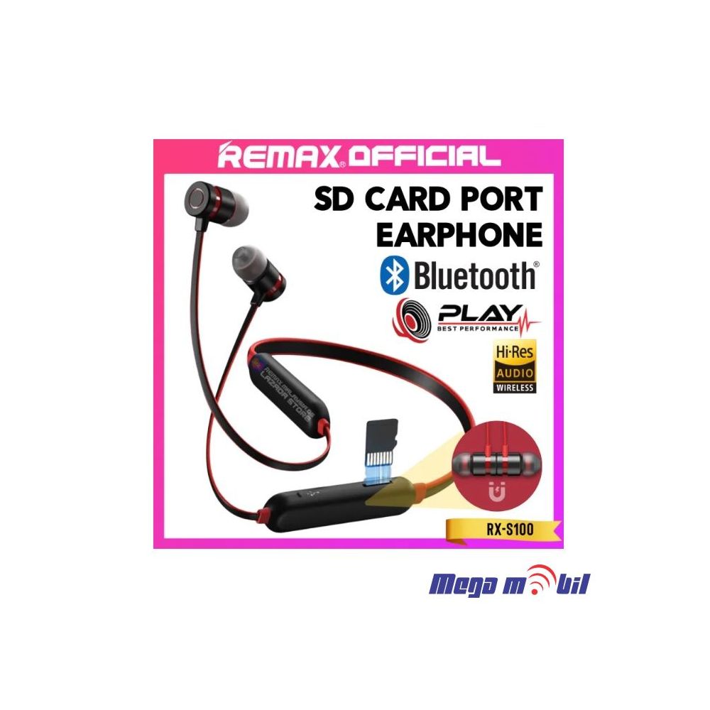 Slusalki Bluetooth REMAX RX-S100 black