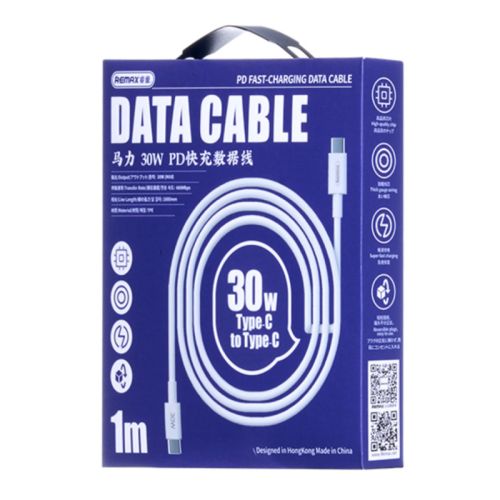 Data Kabel Type C PD REMAX Marlik RC-C021 65W Fast white