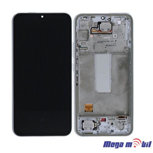 Ekran Samsung A346B/ A34 5G SO RAMKA silver full org 