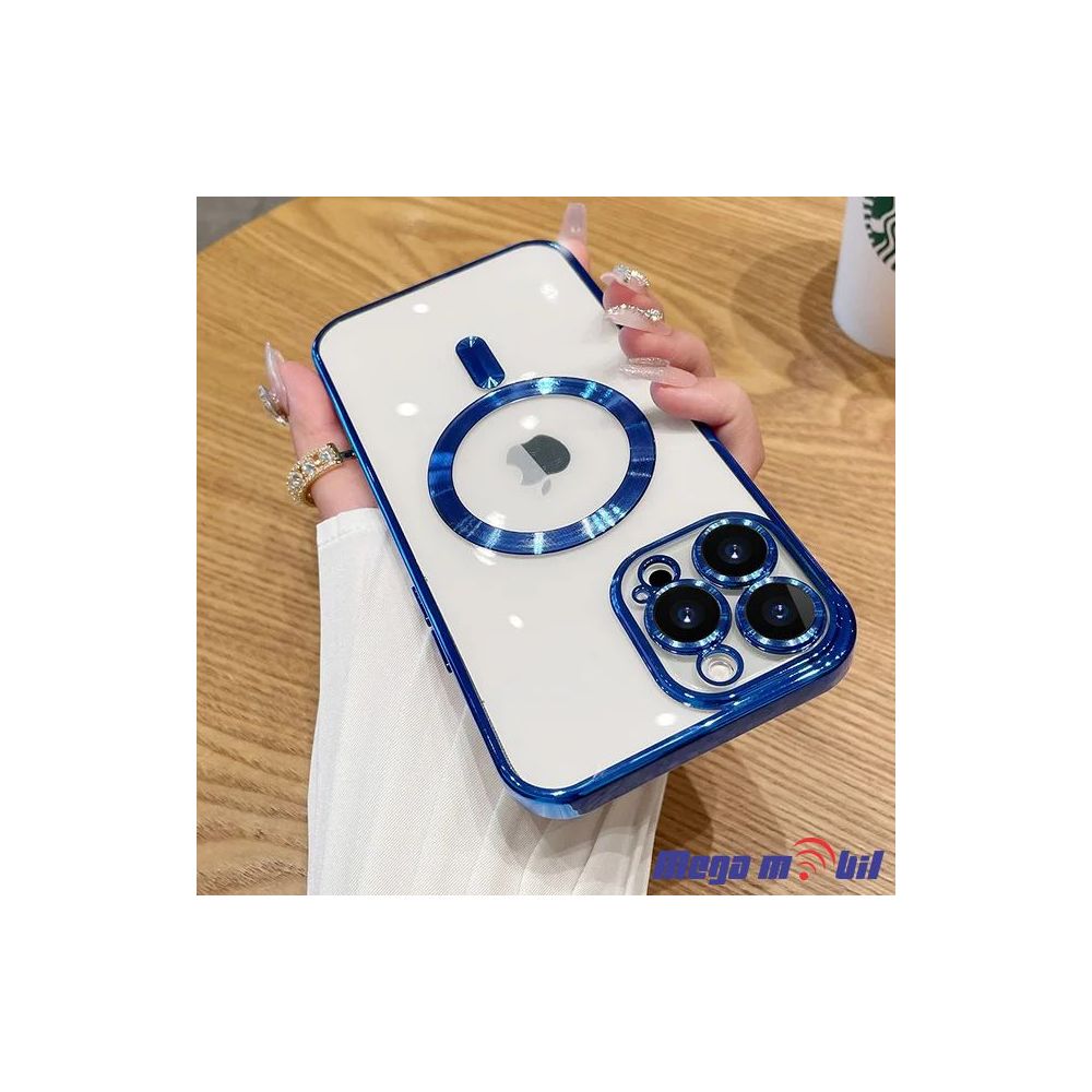 Futrola iPhone 12 Pro Max Metal Brushed dark blue.