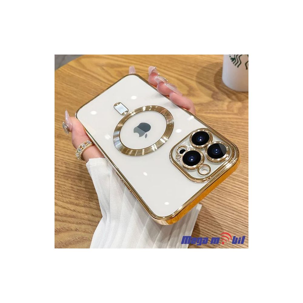 Futrola iPhone 13 Pro Max Metal Brushed gold