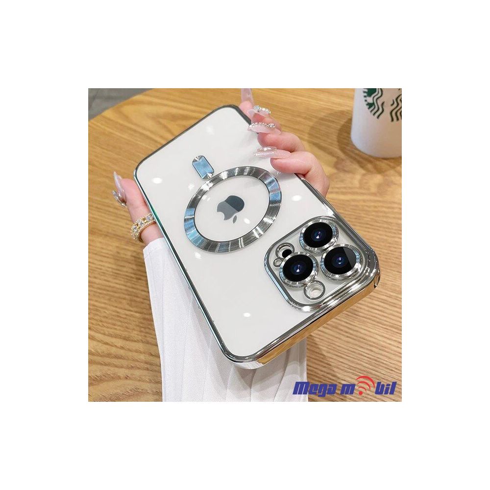 Futrola iPhone 15 Plus Metal Brushed grey