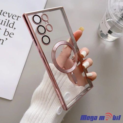 Futrola Samsung S23 Ultra Metal Brushed rose