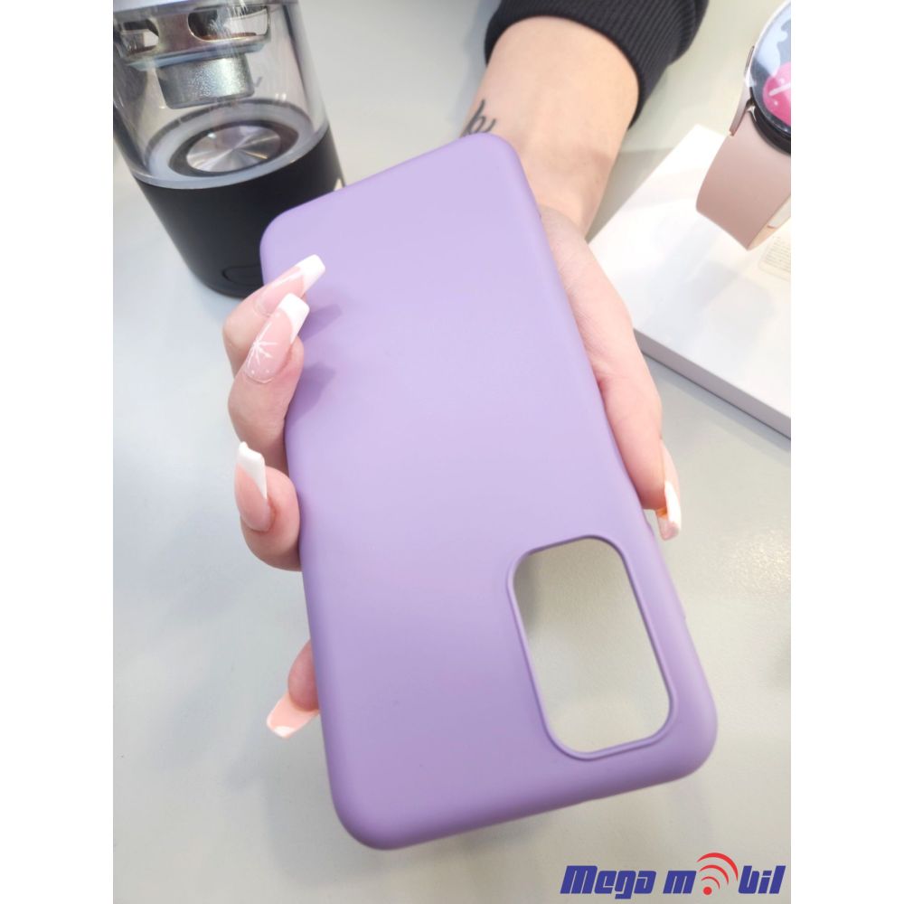 Futrola iPhone 15 Pro Silicon Color purple.
