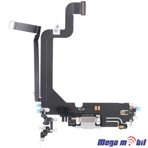 Konektor za polnenje iPhone 14 Pro Max so flet white