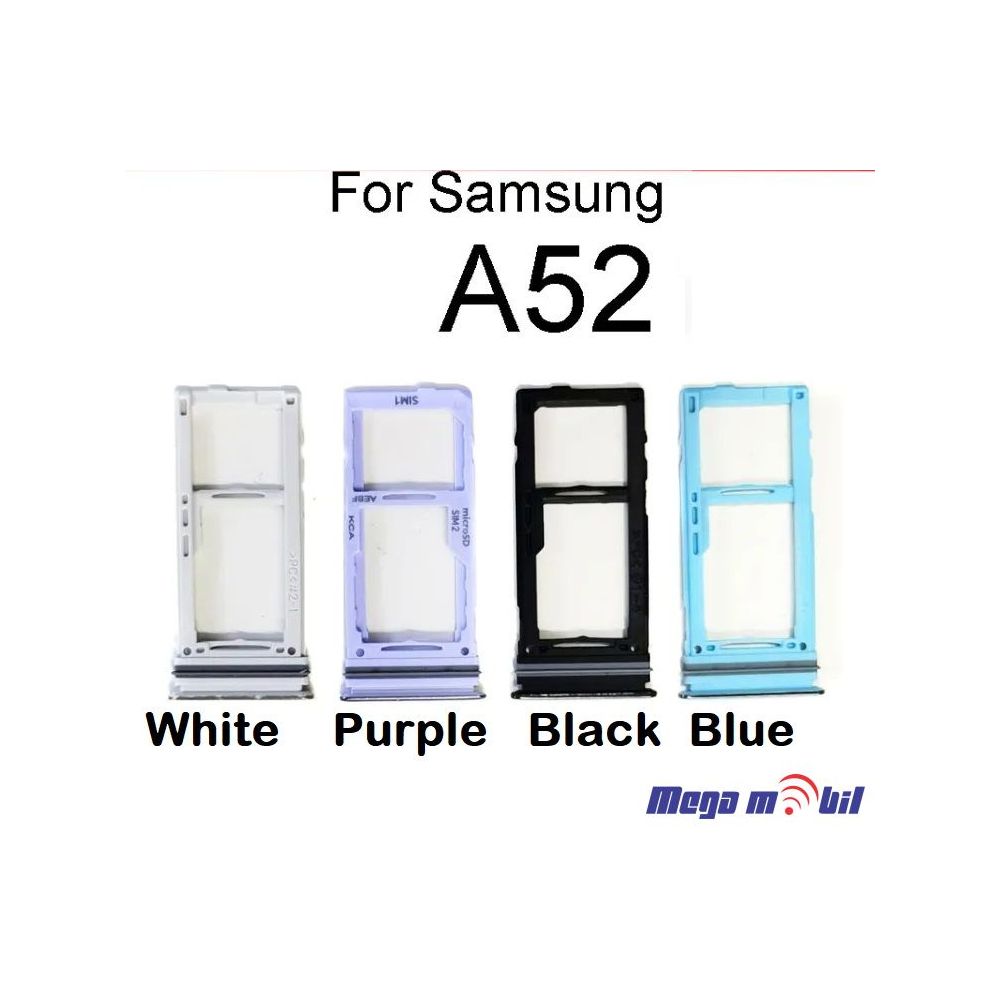 Drzac za Sim Samsung A52/ A525F/ A52S/ A528B black